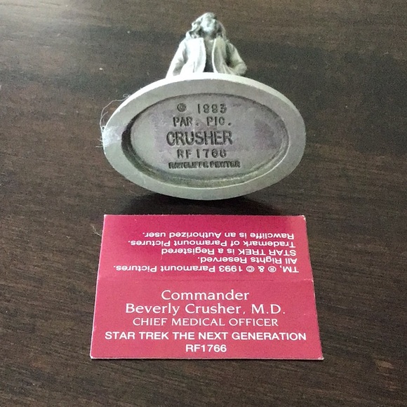 Set of 7 Star Trek: The Next Generation Pewter Characters - Picture 4 of 16